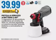 Gs - Pistola A Spruzzo A Batteria 2 Ah