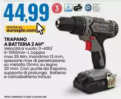 Max - Trapano A Batteria 2 Ah