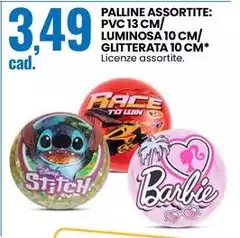 Palline Assortite:Pvc 13 Cm/Luminosa 10 Cm/Glitterata 10 Cm