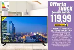 Majestic - Tv Led 32" Hd Ready 232 S2 V6