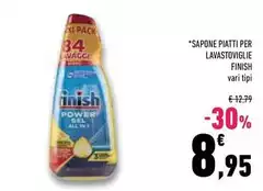 Finish - Sapone Piatti Per Lavastoviglie