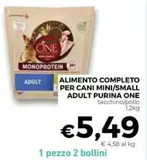 Purina - Alimento Completo Per Cani Mini/Small Adult One
