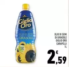 Carapelli - Olio Di Semi Di Girasole Giglio Oro