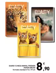 Bay - Diario 12 Mesi Animal Friends Paper Dream