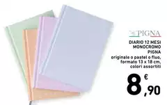 Pigna - Diario 12 Mesi Monocromo