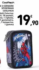 Coolpack - 3 Cernisere Spiderman