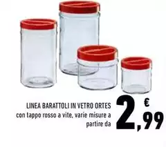 Linea -  Barattoli In Vetro Ortes