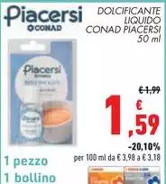 Conad - Piacersi Dolcificante Liquido