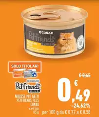 Conad - Mousse Per Gatti Petfriends Plus