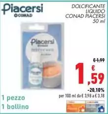 Conad - Dolcificante Liquido Piacersi