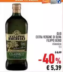 Filippo berio - Olio Extra Vergine Di Oliva