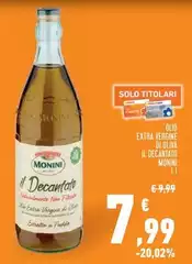 Monini - Olio Extra Vergine Di Oliva Il Decantato