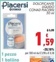 Conad - Piacersi Dolcificante Liquido