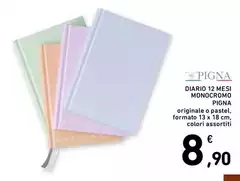 Pigna - Diario 12 Mesi Monocromo