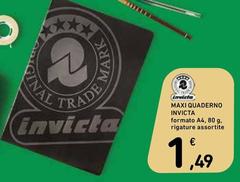 Invicta - Maxi Quaderno