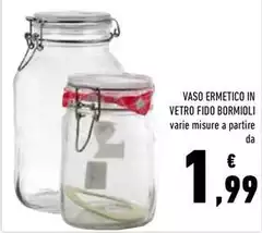 Bormioli Rocco - Vaso Ermetico In Vetro Fido