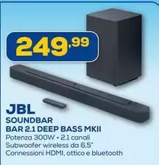 Jbl - Soundbar BAR 2.1 Deep Bass MKII