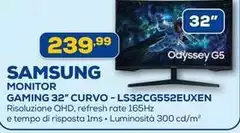 Samsung - Monitor Gaming 32" Curvo-LS32CG552EUxen