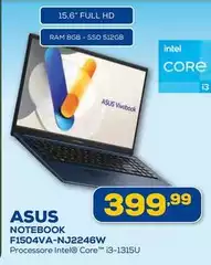 Asus - Notebook F1504VA-NJ2246W