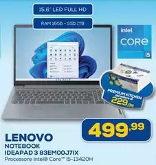 Lenovo - Notebook Ideapad 3 83EM00J71X