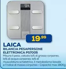 Laica - Bilancia Pesapersone Elettronica PS7005