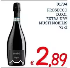 Musti Nobilis - Prosecco D.O.C. Extra Dry