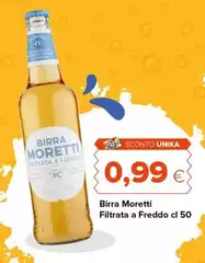 Moretti - Birra Filtrata A Freddo
