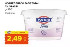 Fage - Yogurt Greco Total 0% Grassi