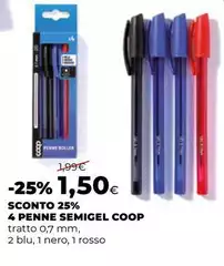 Coop - Sconto 25% 4 Penne Semigel