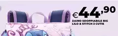 Zaino Spoppiabile Big Lillo & Stitch 2 Cutie