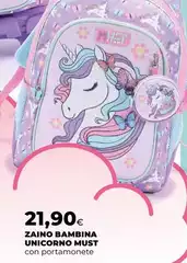 Must - Zaino Bambina Unicorno
