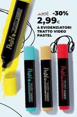 Tratto - 4 Evidenziatori  Video Pastel