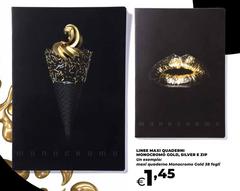 Monocromo - Linea Maxi Quadenni  Gold, Silver E Zip