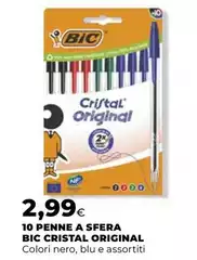 Bic - 10 Penne A Sfera Cristal Original