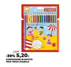 Stabilo - Confezione 18 Matite Trio Thick