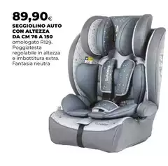 Tataway - Seggiolino Auto Con Altezza Da Cm 76 A 150