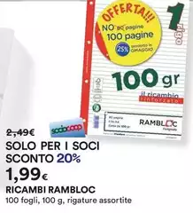 Rambloc - Solo Per I Soci Sconto 20%