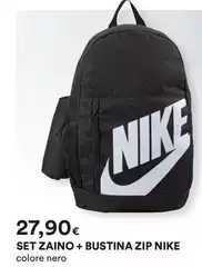 Nike - Set Zaino + Bustina Zip