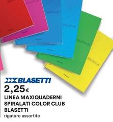 Blasetti - Linea Maxiquaderni Spirali Color Club
