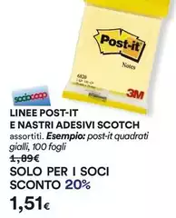 Scotch - Linee Post-it E Nastri Adesivi
