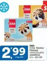 Sisa - Coni Panna/ Pannas Cioccolato/ Amarena