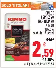 Kimbo - Cialde Espresso Napoletano