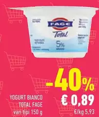 Fage - Yogurt Bianco Total