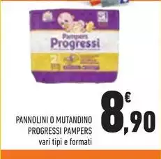 Pampers - Pannolini O Mutandino Progressi