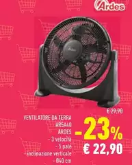 Ardes - Ventilatore Da Terra AR5440
