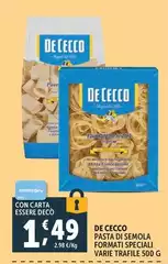 De Cecco - Pasta Di Semola Formati Speciali