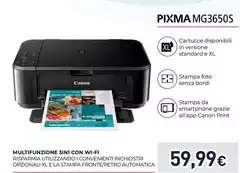 Canon - PIXMA MG3650S Ad Inchiostro A4 4800 X 1200 DPI Wi-Fi