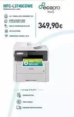 Brother - MFC-L3740CDWE Multifunzione Laser A Colori