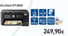 Epson - EcoTank ET-2850 Ad Inchiostro A4 5760 X 1440 DPI 33 Ppm Wi-Fi