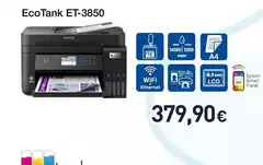 Epson - EcoTank ET-3850 Ad Inchiostro A4 4800 X 1200 DPI 33 Ppm Wi-Fi
